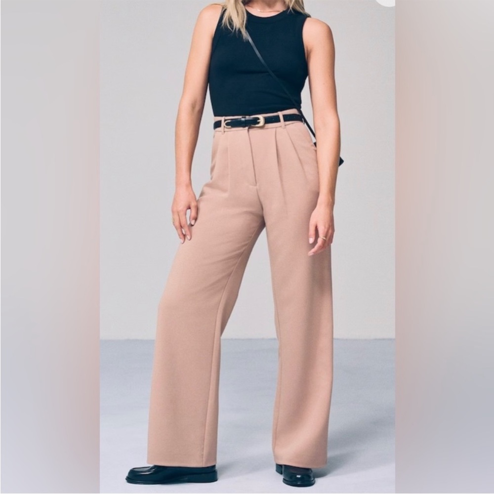 Abercrombie sloane pants tan